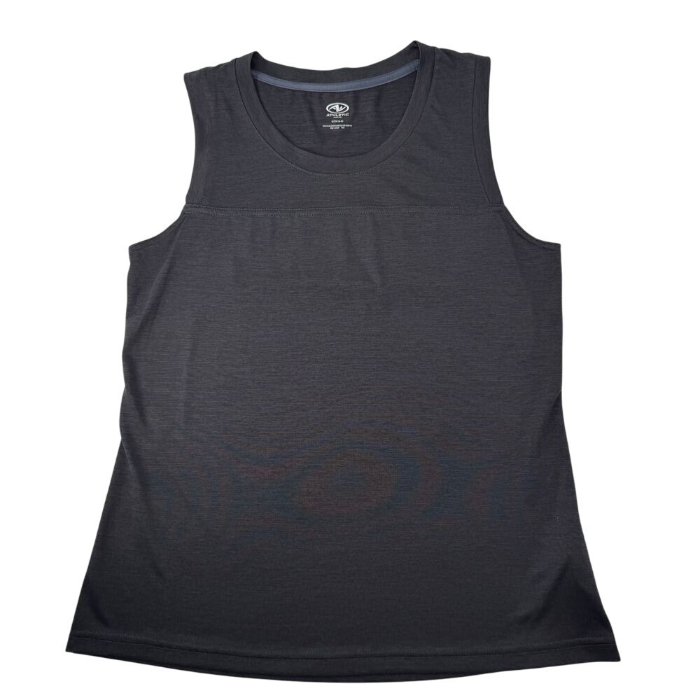 Athletic Works Tank Top Sleeveless Athletic Heathered Gray Activewear‎ S